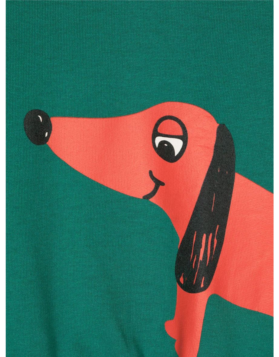 Kids Dog Sweatshirt in Green - 3