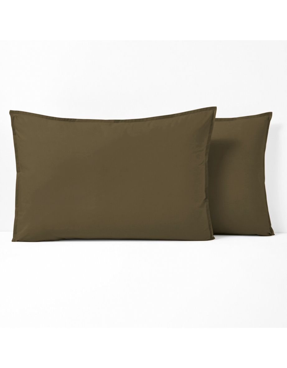 Scenario Plain 100% Cotton Percale 200 Thread Count Pillowcase - 2