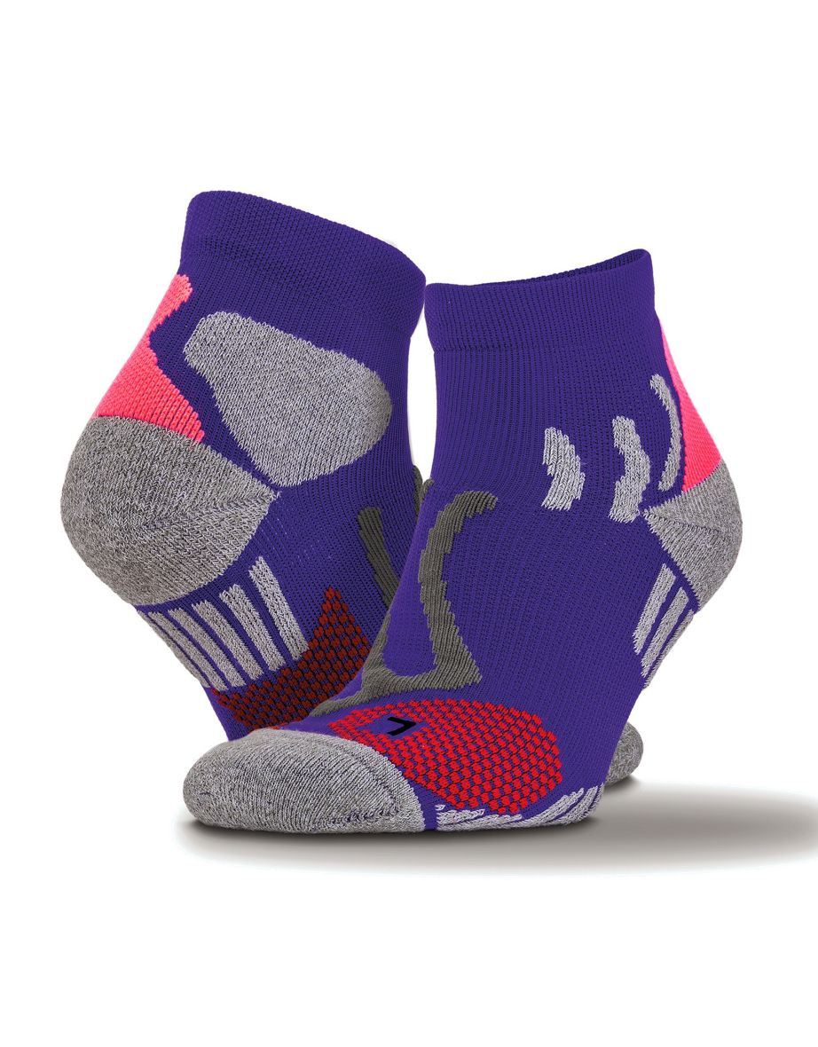 Spiro Unisex Adults Technical Compression Sports Socks (1 Pair) - Purple - 1