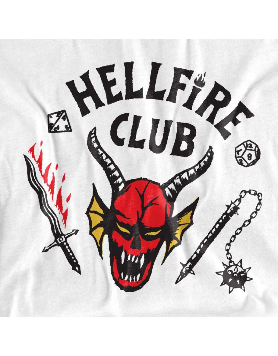 Stranger Things Unisex Adult Hellfire Club T-Shirt - Black - 2