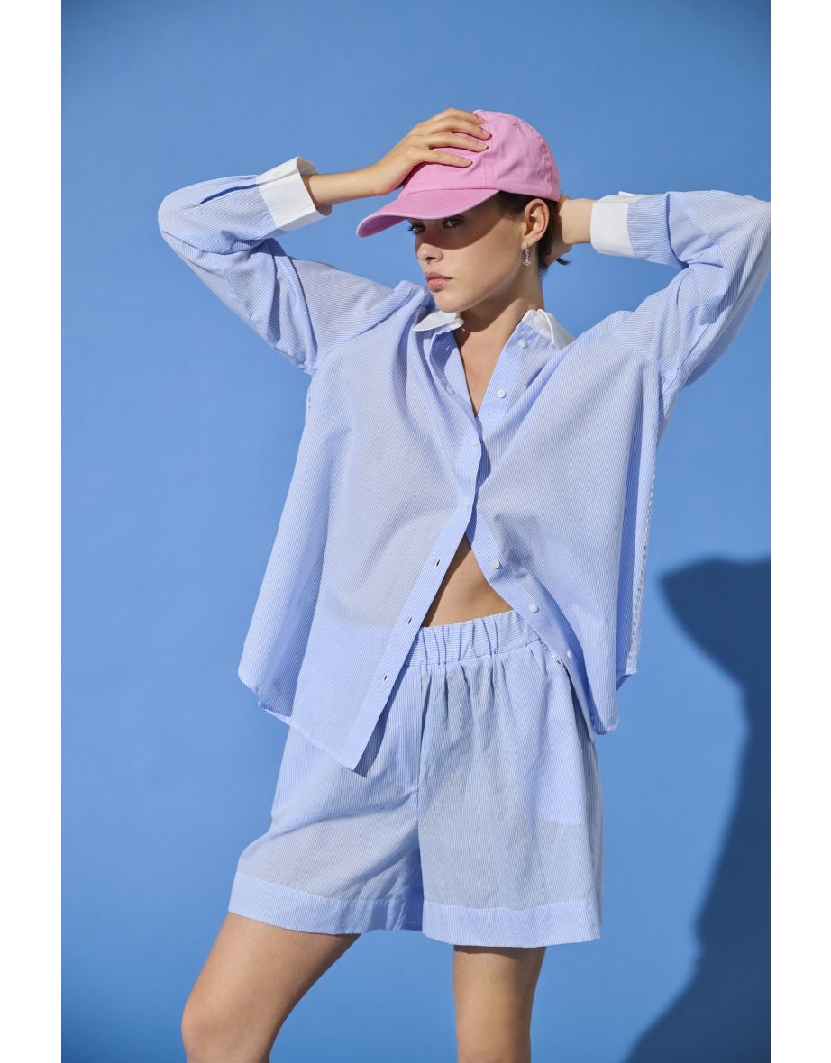ONLJULIE LIFE LS REGULAR STONE SHIRT WVN