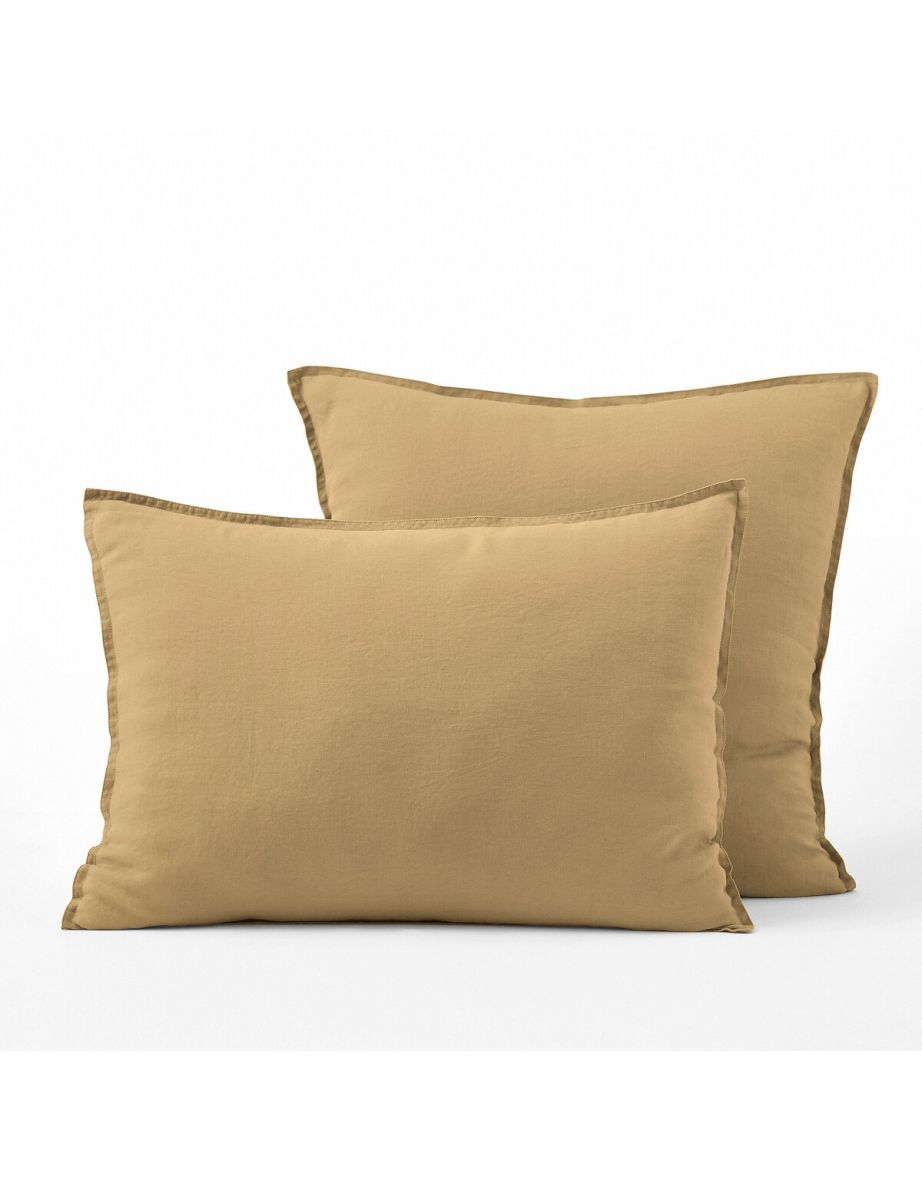 Elina 100% Washed Linen Pillowcase