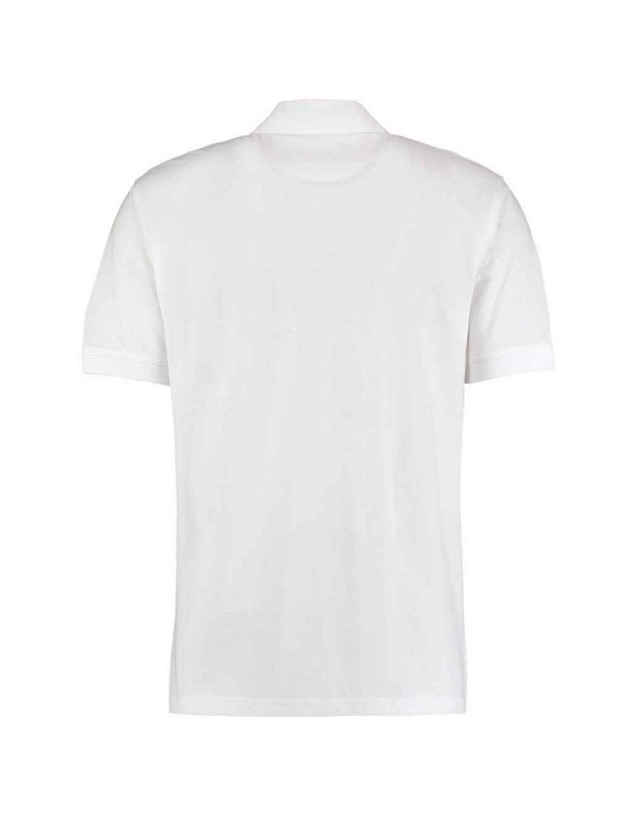Kustom Kit Mens Klassic Piqué Polo Shirt - White - 1