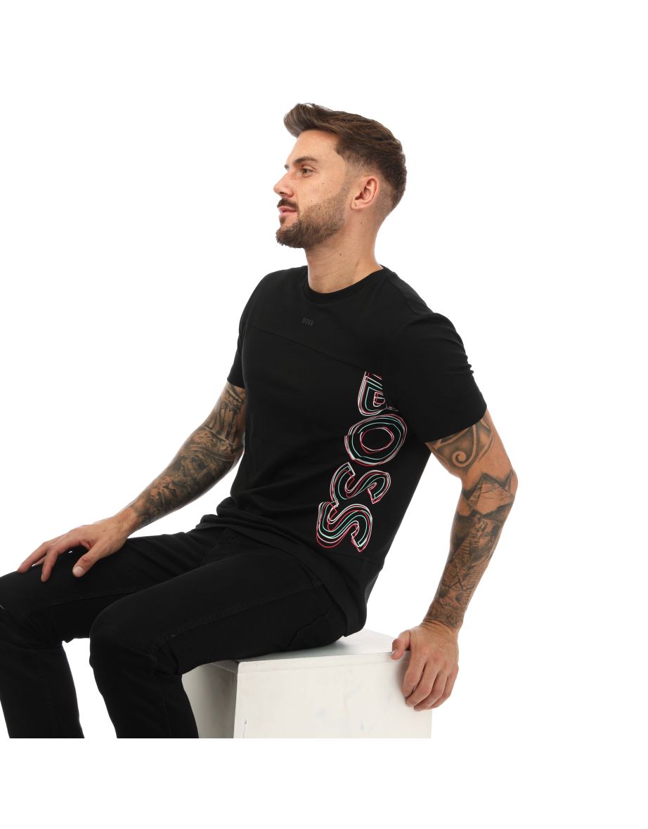 Men's Hugo Boss T-Shirt in Black - 3