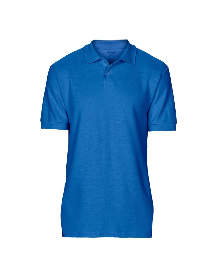 Gildan Softstyle Mens Short Sleeve Double Pique Polo Shirt - Royal