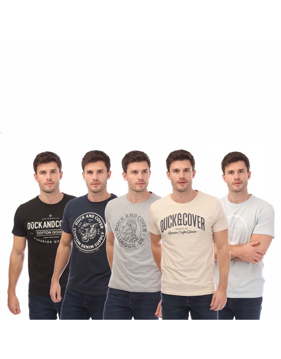 Men's Duck and Cover 5 Pack of Ventmans T-Shirts in other