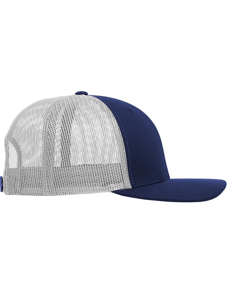 Yupoong Flexfit Retro Snapback Trucker Cap - Navy/White - 2