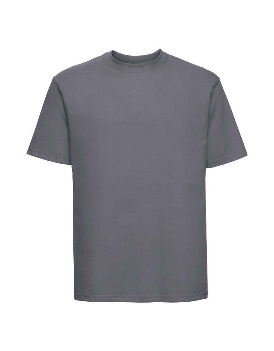 Russell Mens Ringspun Cotton Classic T-Shirt - Convoy Grey