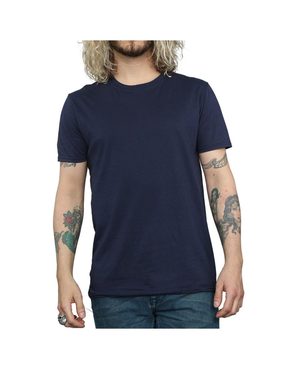 Looney Tunes Mens Dog Gone Foghorn Leghorn Cotton T-Shirt - Navy Blue - 3