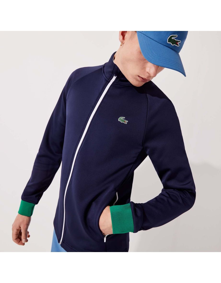 Men's Lacoste Zip-Up Golf Jacket in Blue - 5
