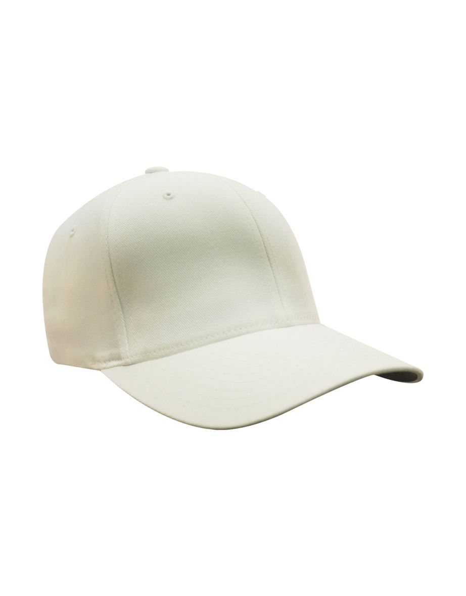 Yupoong Mens Flexfit Fitted Baseball Cap - White - 1