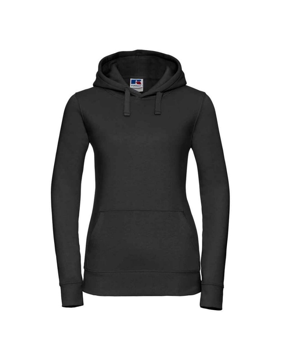 Russell Womens/Ladies Authentic Hoodie - Black