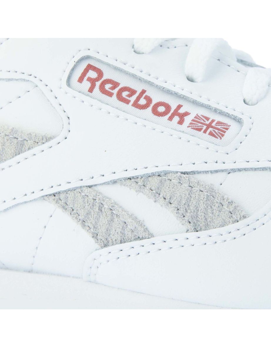 Women's Reebok Classics Classic Leather Trainers in White - 4