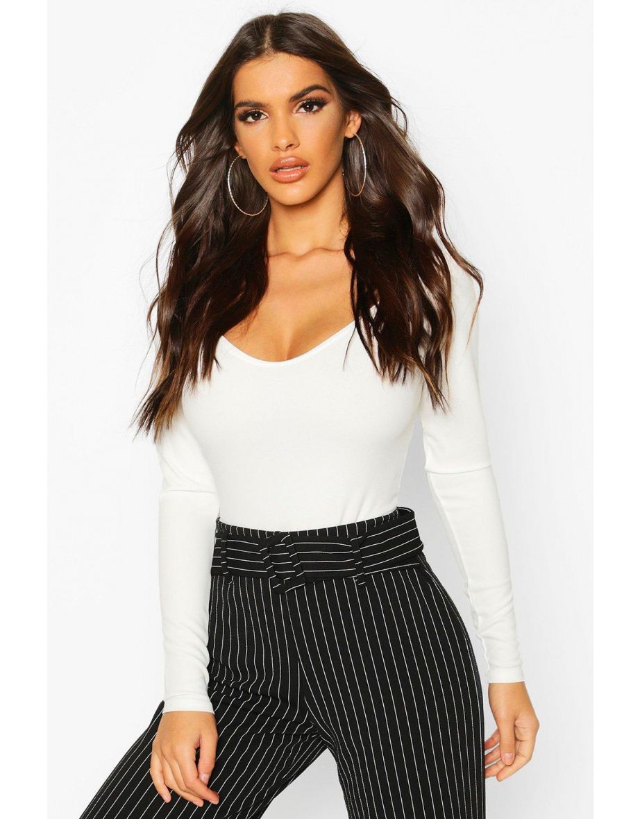 Sweetheart Neck Bodysuit - ivory