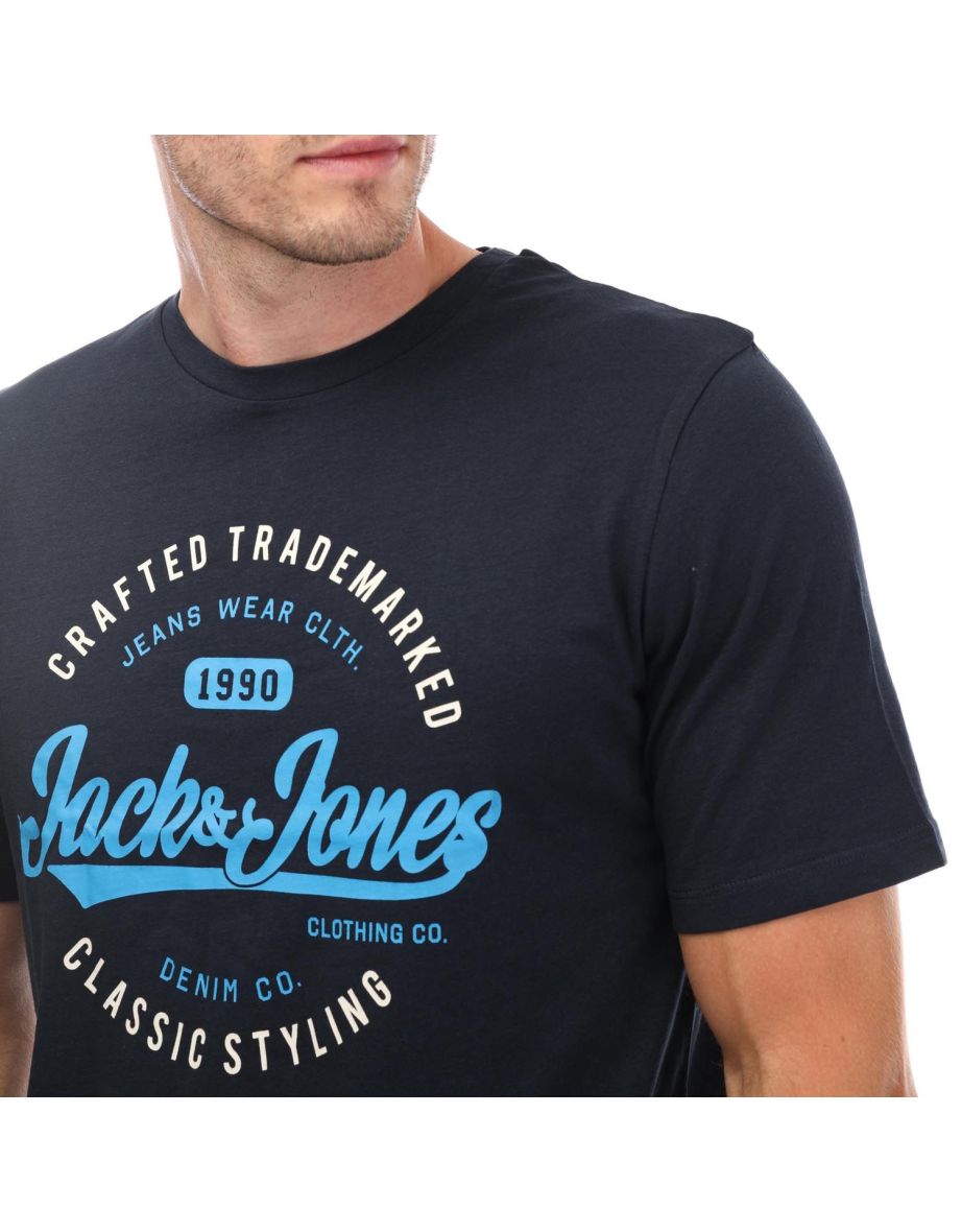 Men's Jack Jones Mikk 3 Pack T-Shirts - 4