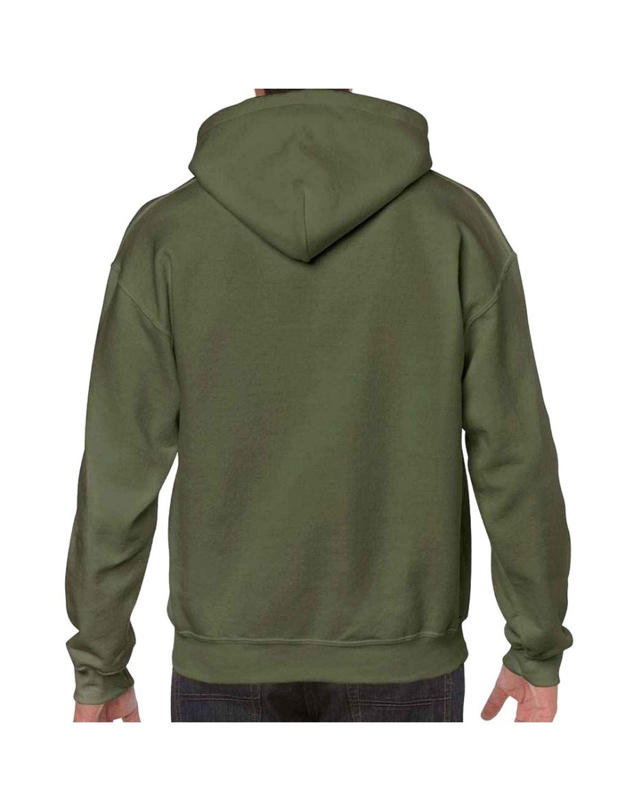 Gildan Mens Hoodie - Military Green - 1
