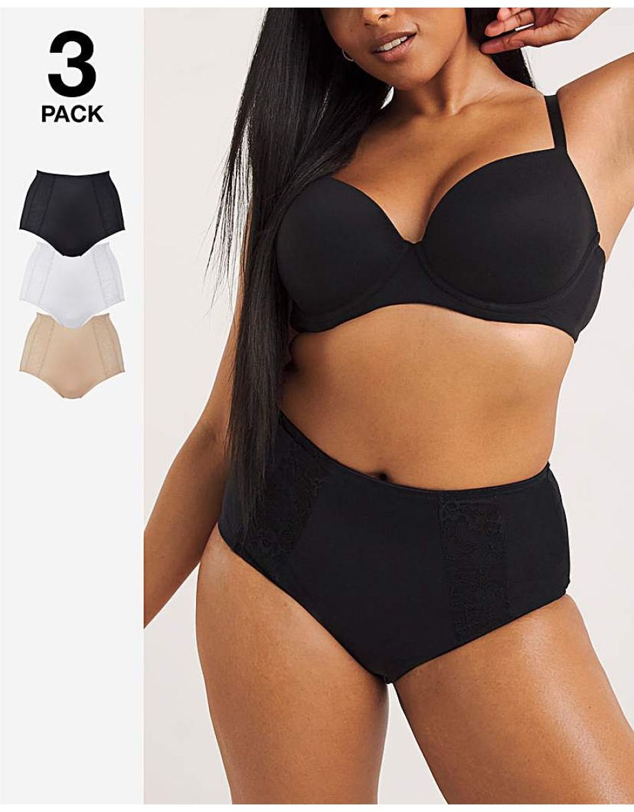 MAGISCULPT 3 Pk Midi Firm Control Briefs