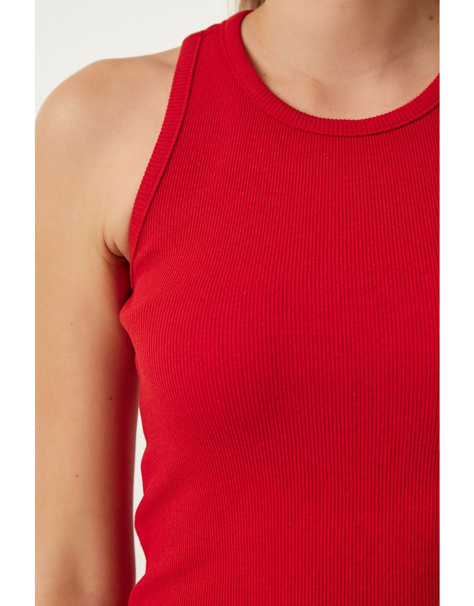 Red Bodycon Mini Dress - 2
