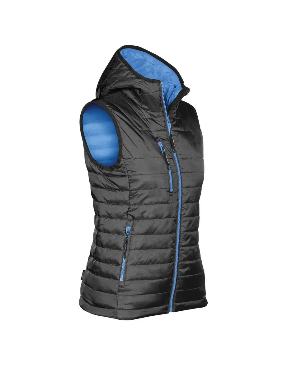Stormtech Womens/Ladies Gravity Body Warmer - Black/Marine Blue - 2
