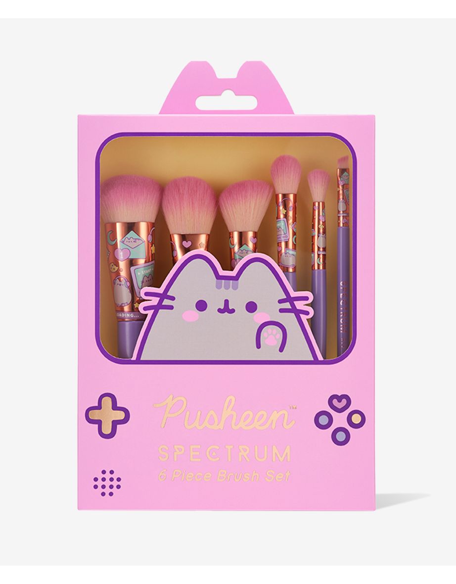 Pusheen Gamer Girl 6 Piece Brush Set