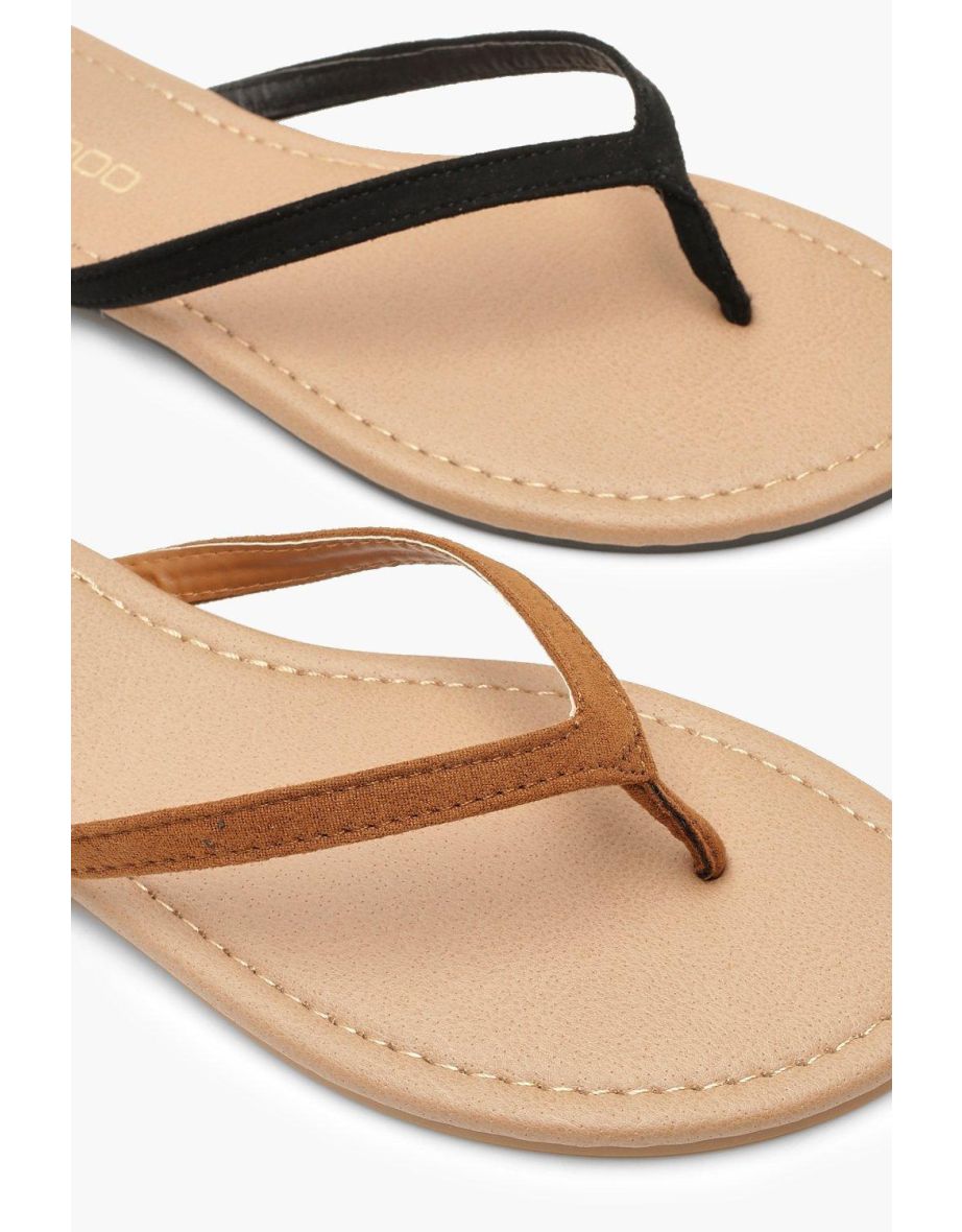 2 Pack Basic Flip Flops - black - 2