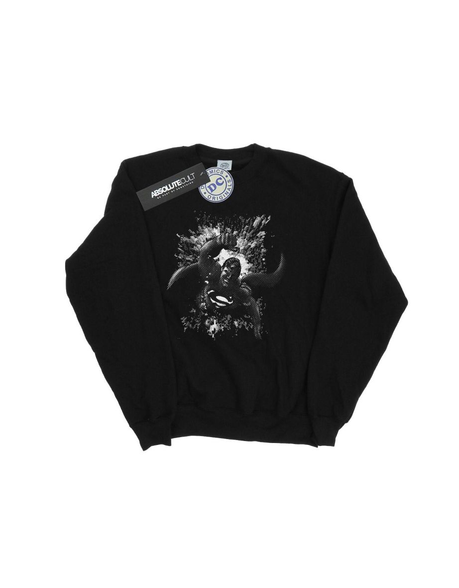 DC Comics Boys Superman Spot Sweatshirt - Black
