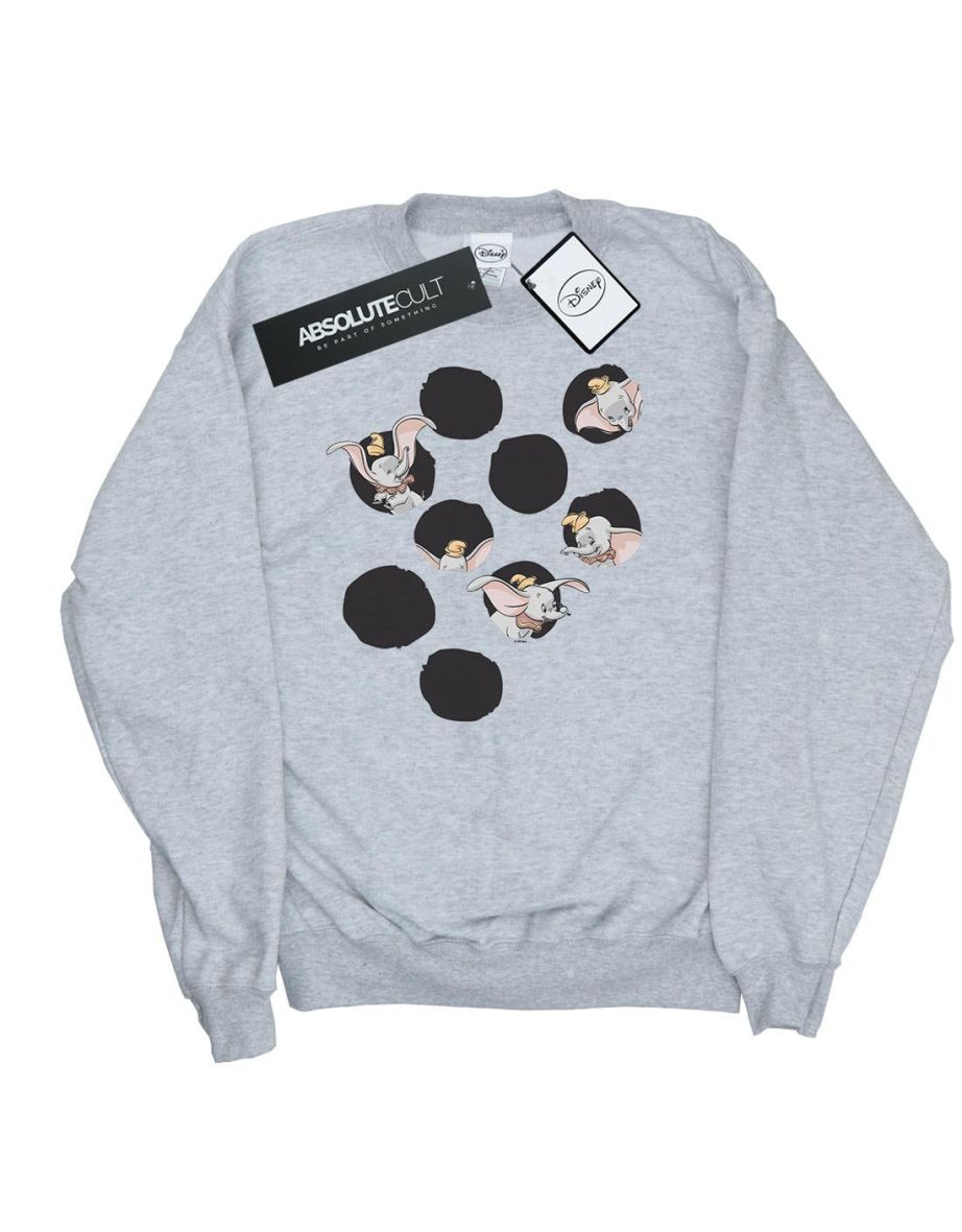 Disney Girls Dumbo Peekaboo Sweatshirt - Sports Grey
