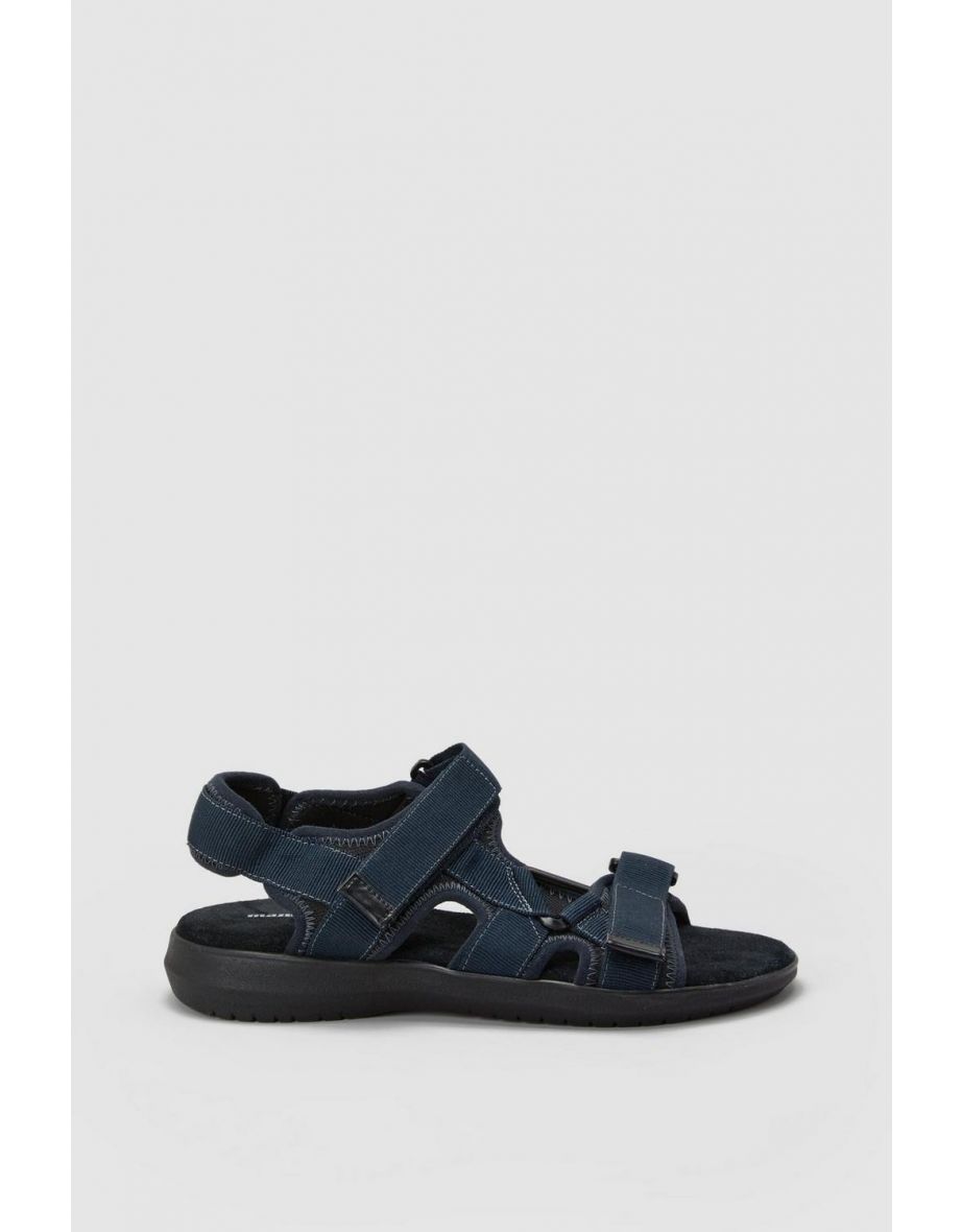 Navy blue walking sandals deals