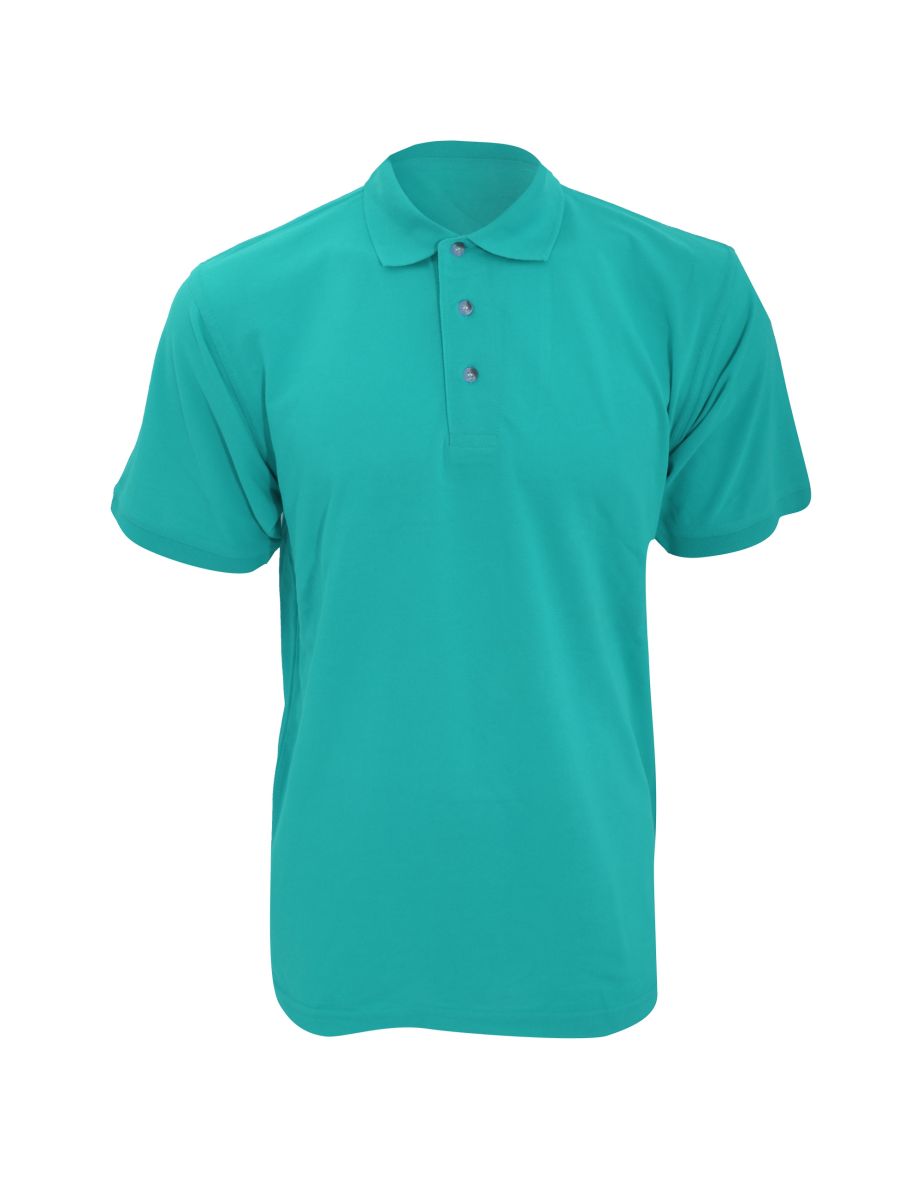 Kustom Kit Workwear Mens Short Sleeve Polo Shirt - Turquoise
