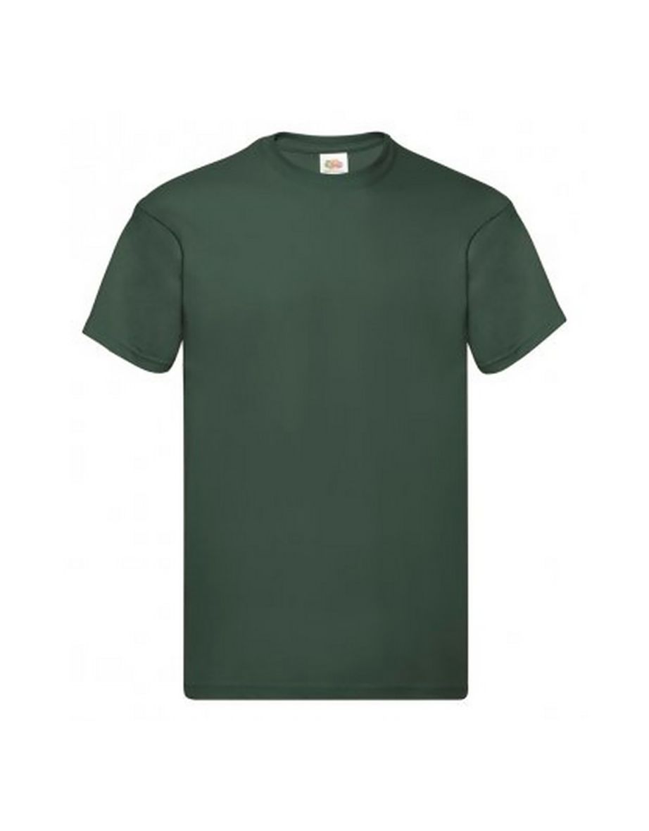 Fruit Of The Loom Mens Original Short Sleeve T-Shirt - Bottle Green