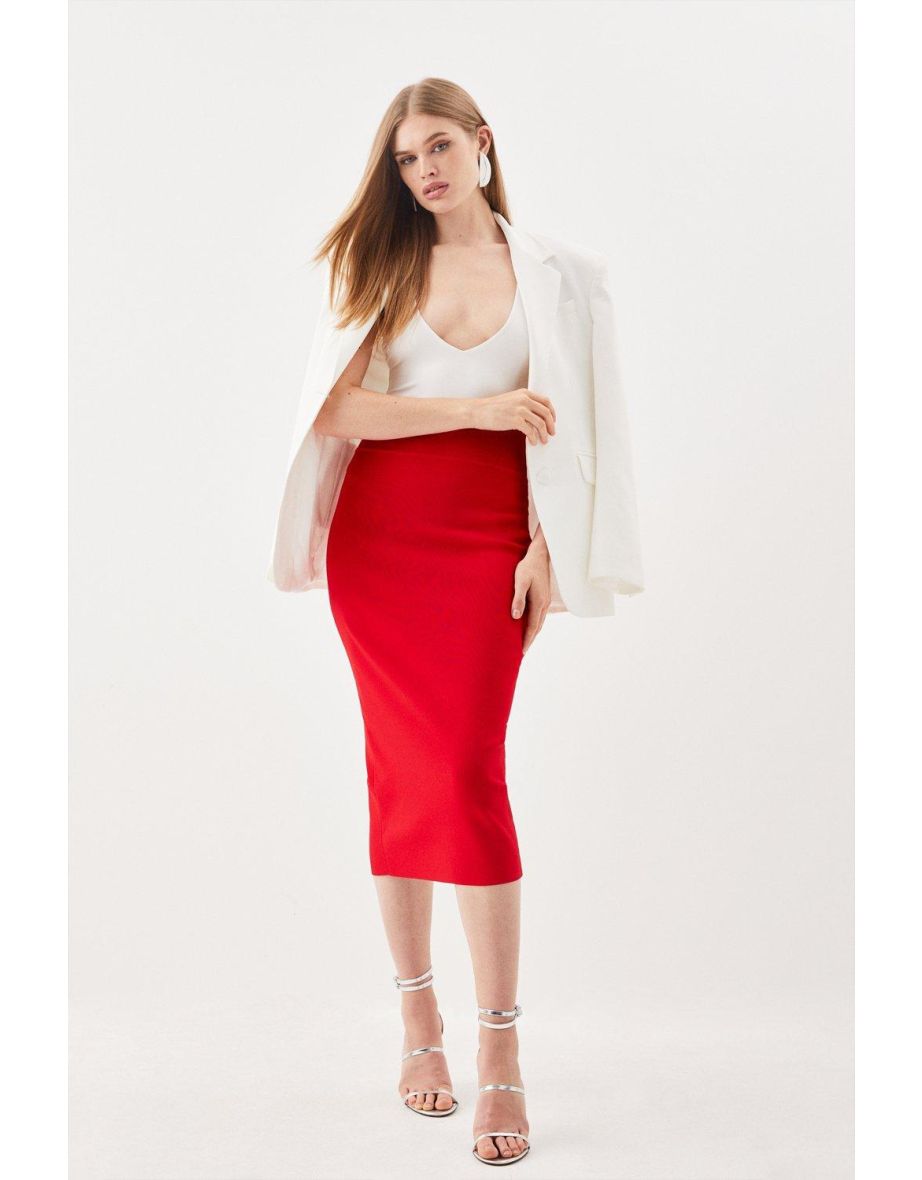 Body Contouring Knit Skirt