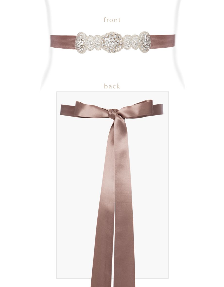 Aurelia Vintage Sash Vintage Rose