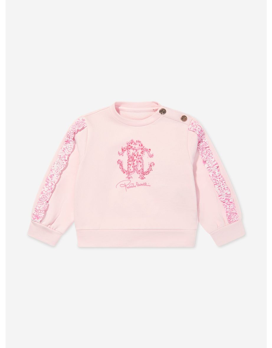 Baby Girls Logo Sweatshirt in Pink