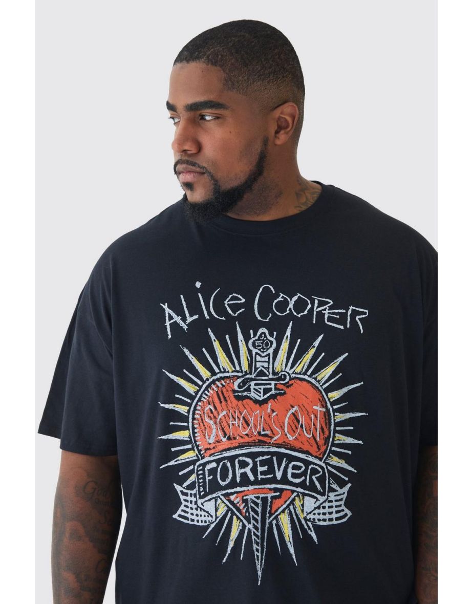 Plus Alice Cooper License T-shirt - black