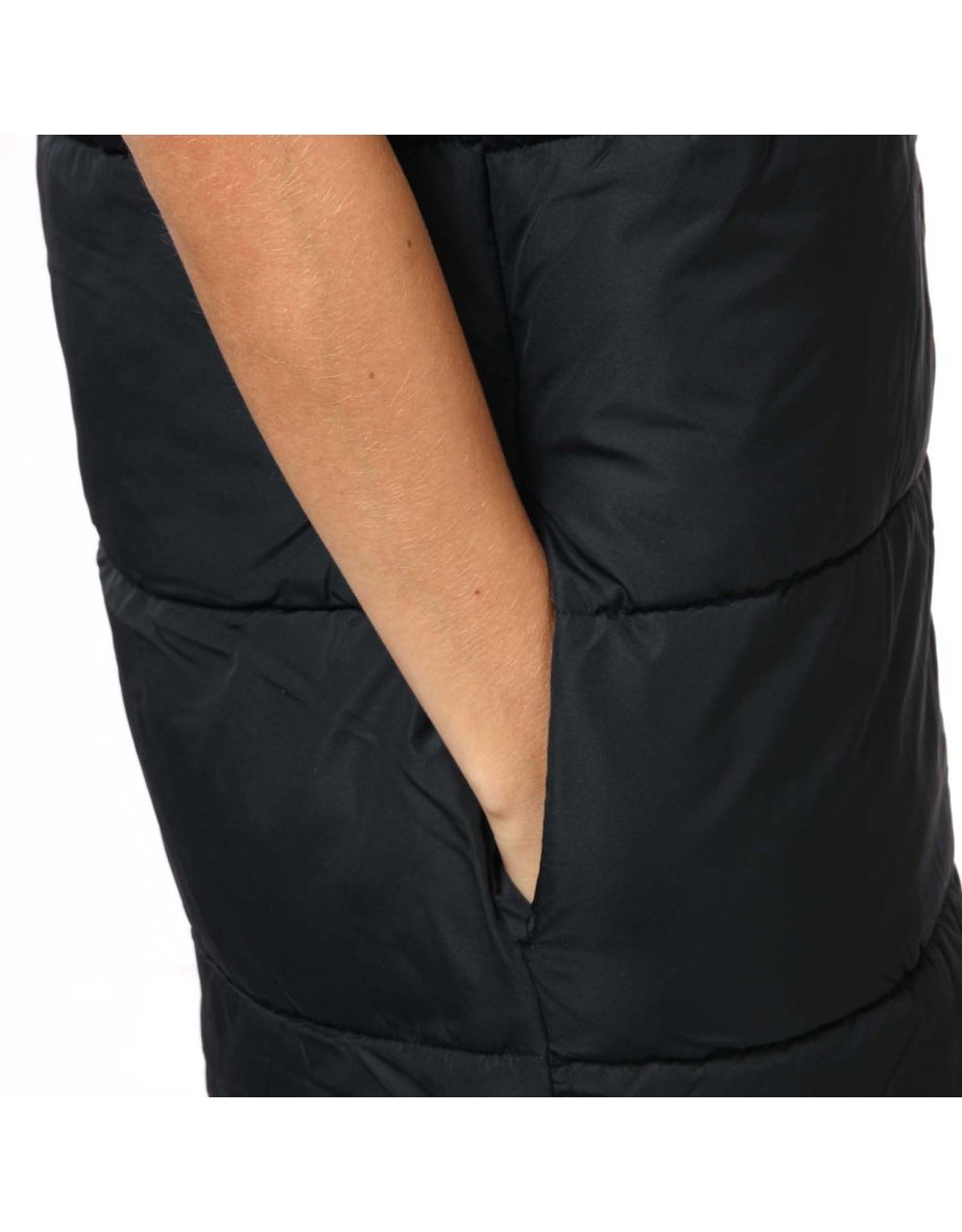 Women's Brave Soul Denmark Longline Hooded Gilet in Black - 5