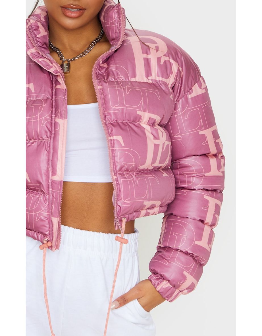 plt crop puffer jacket