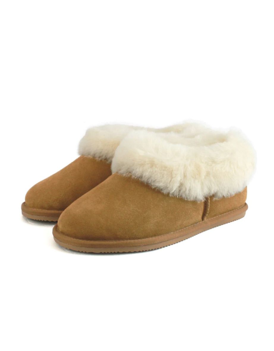 Eastern Counties Leather Womens/Ladies Elena Sheepskin Slipper Boots - Chestnut