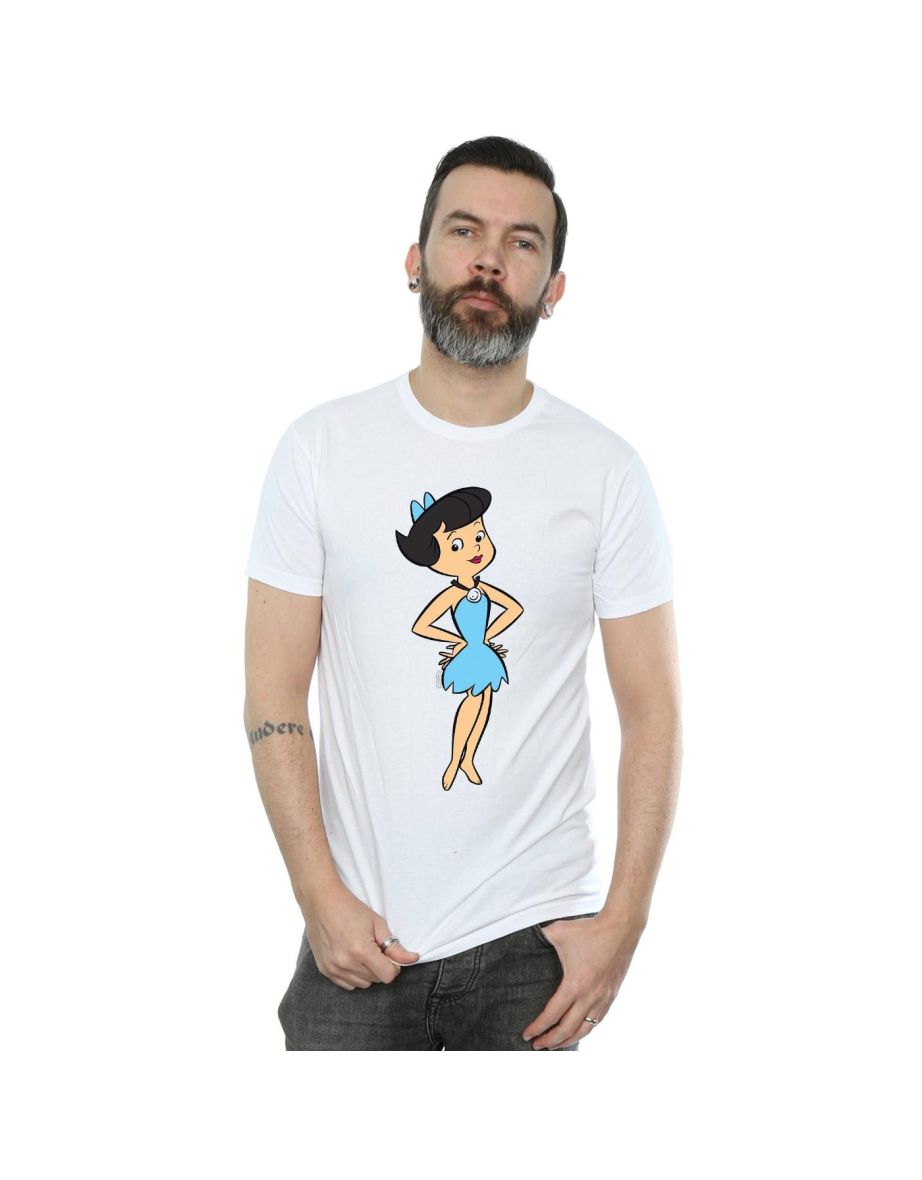 The Flintstones Mens Betty Rubble Classic Pose T-Shirt - White