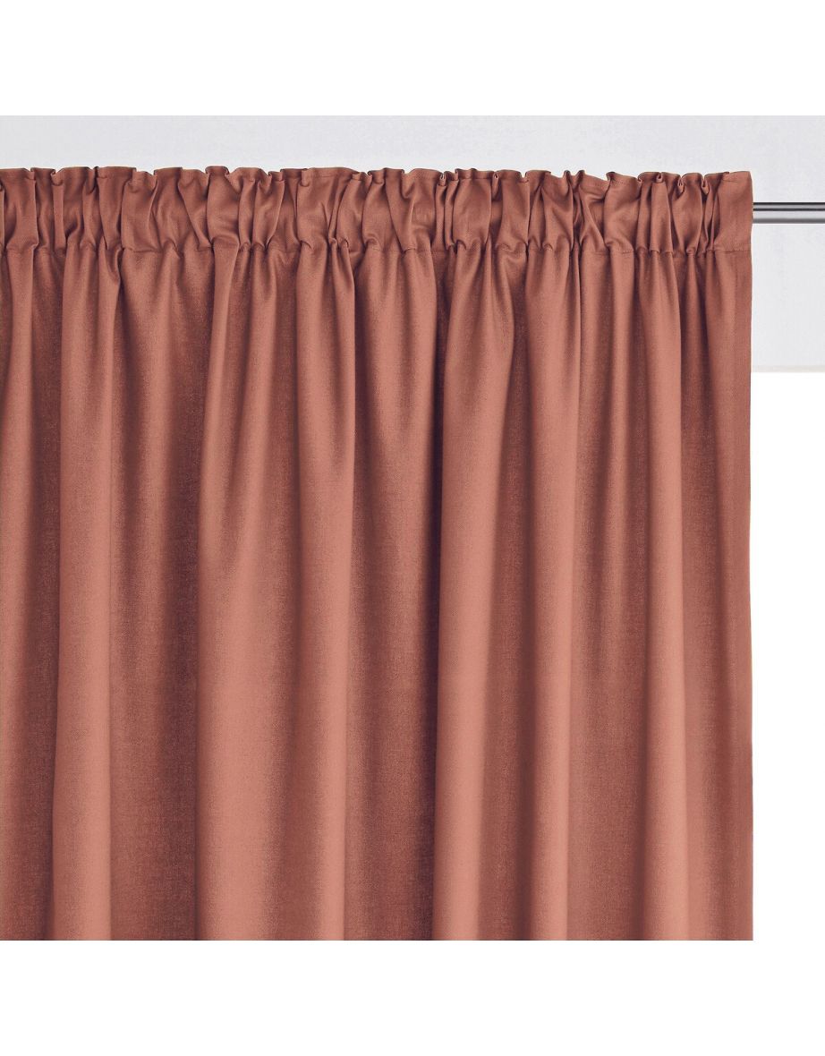 Scenario Cotton Curtain with Gathered Header