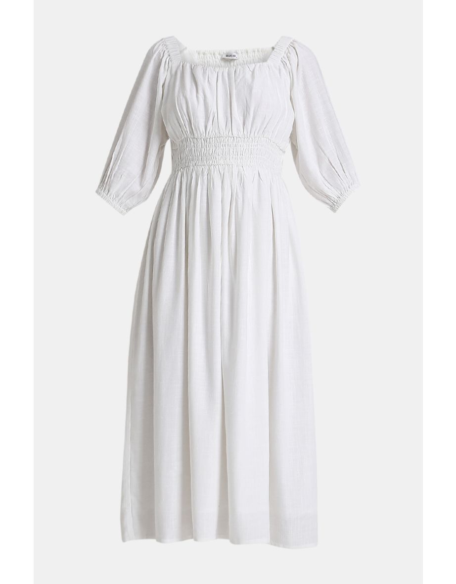 Minimal Summer Midi Dress - 3