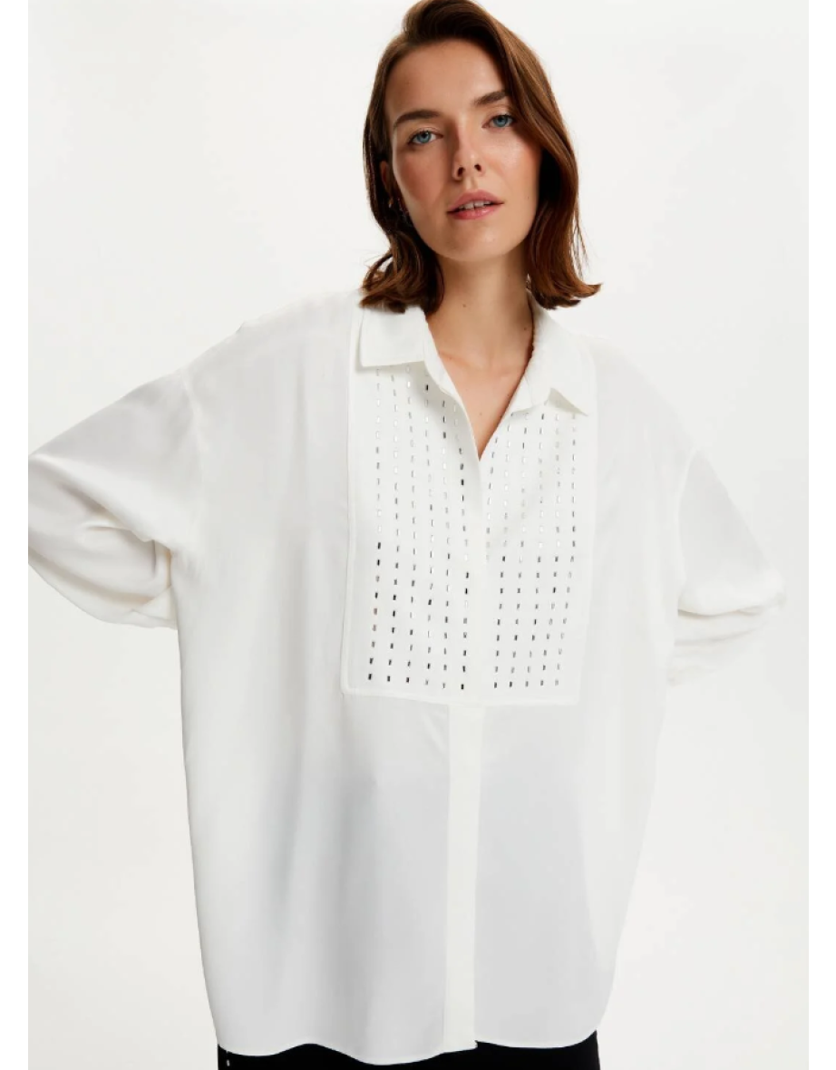 Baguette Stone Oversize Shirt