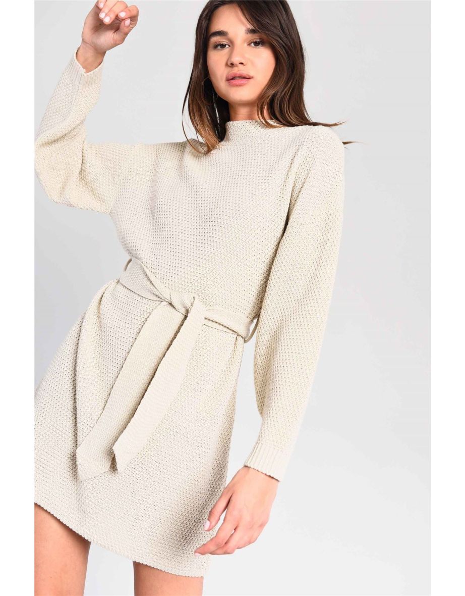 Ecru Jumper Mini-Dress - 6
