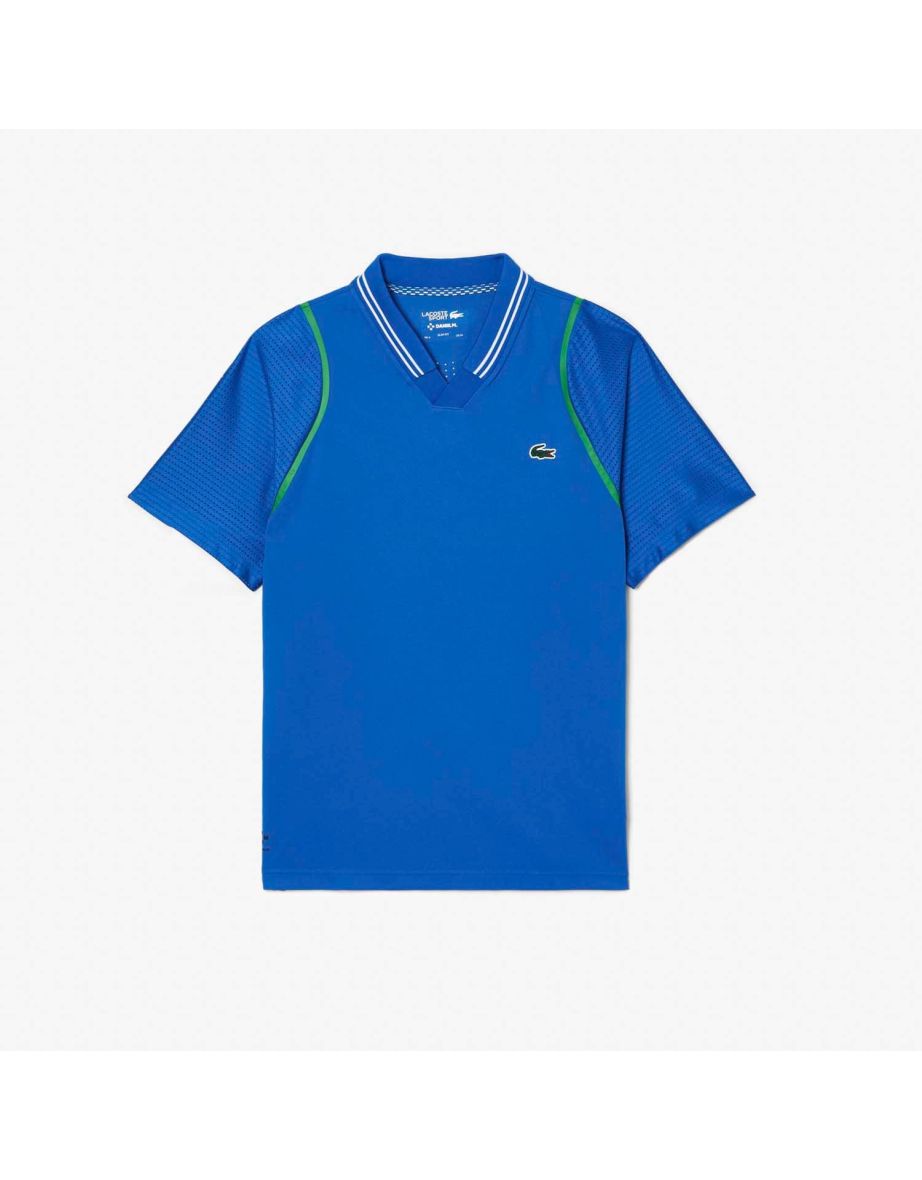 Men's Lacoste Tennis x Daniil Medvedev Polo Shirt in Blue