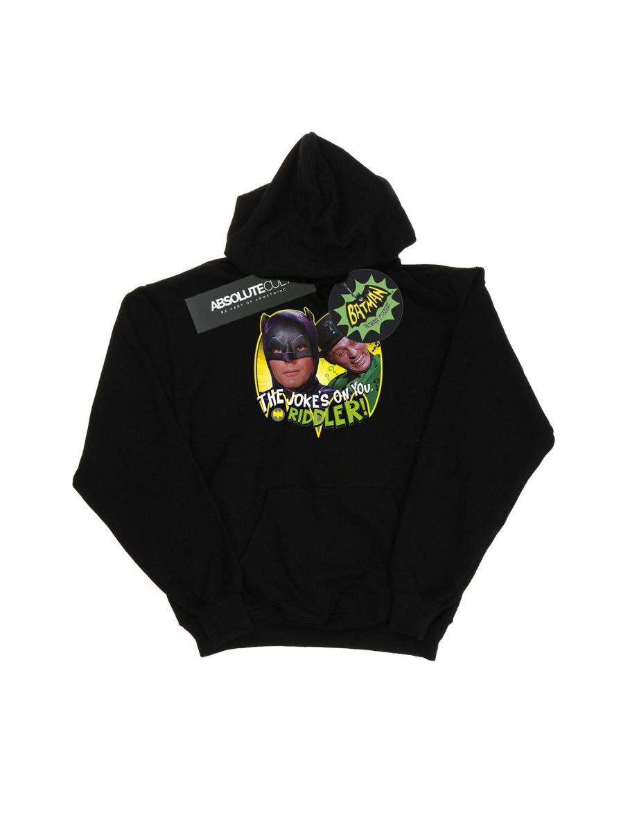 DC Comics Girls Batman TV Series The Riddler Joke Hoodie - Black