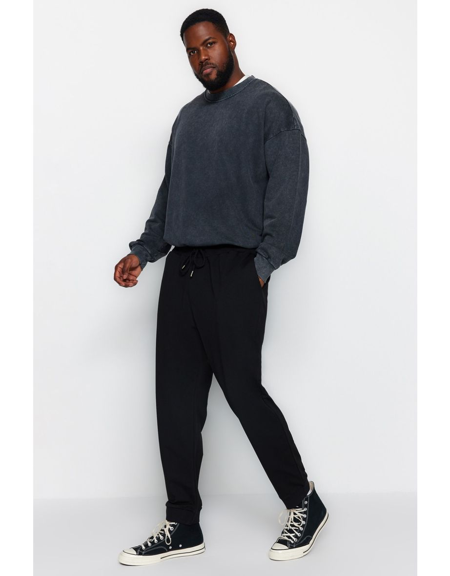 Plus size cotton sweatpants discount