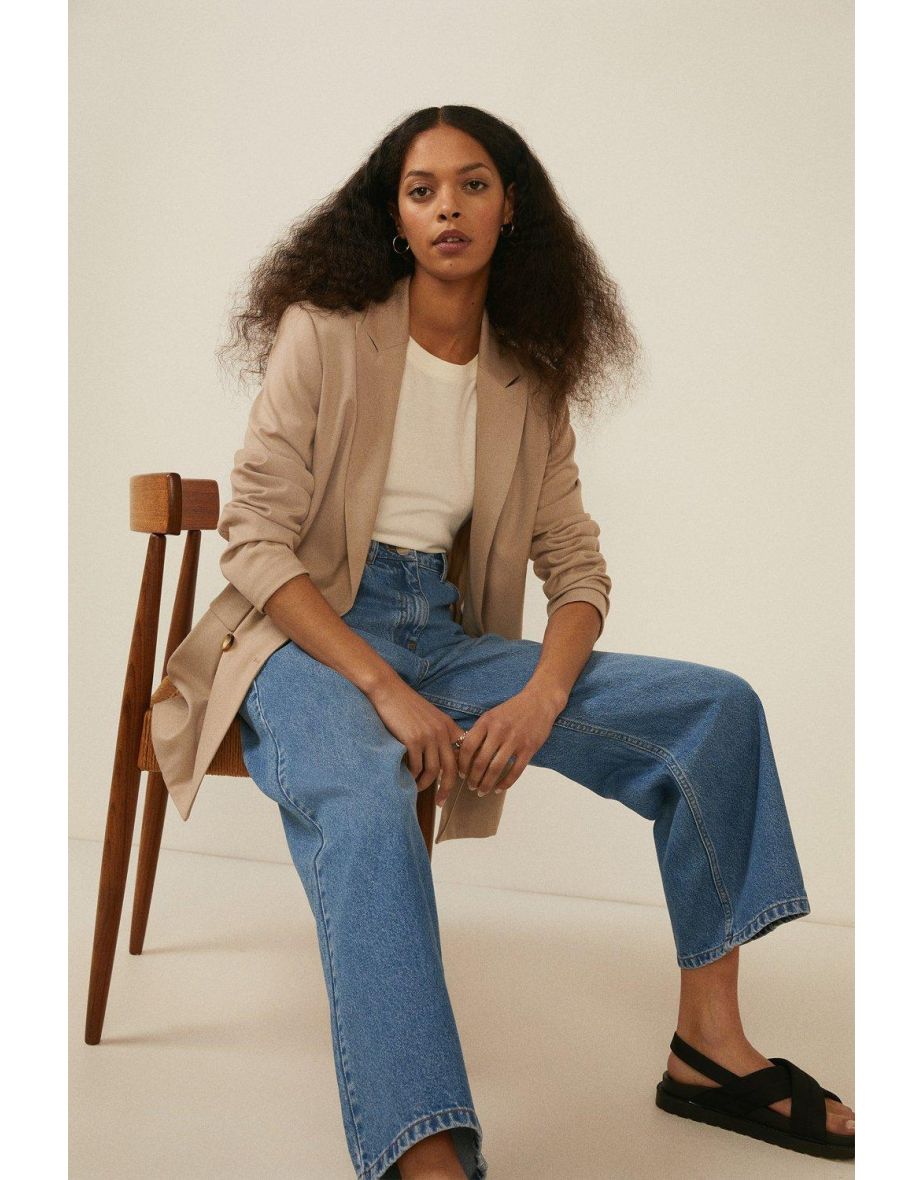 Oasis cropped wide leg trousers new arrivals