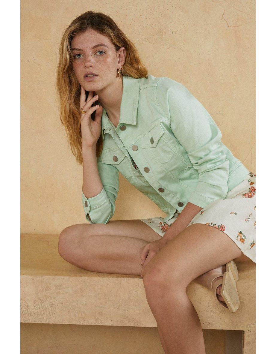 Oasis white denim jacket on sale