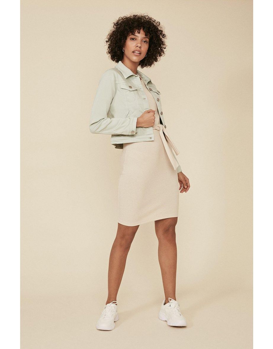 Organic Denim Fitted Jacket
