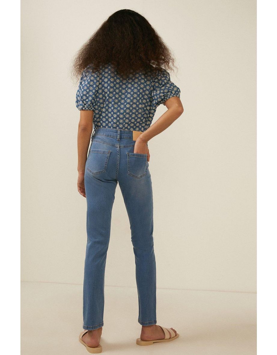 Cherry Organic Sculpting Slim Leg Jean - 2