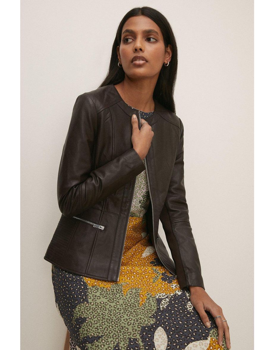 Oasis biker hotsell jacket womens